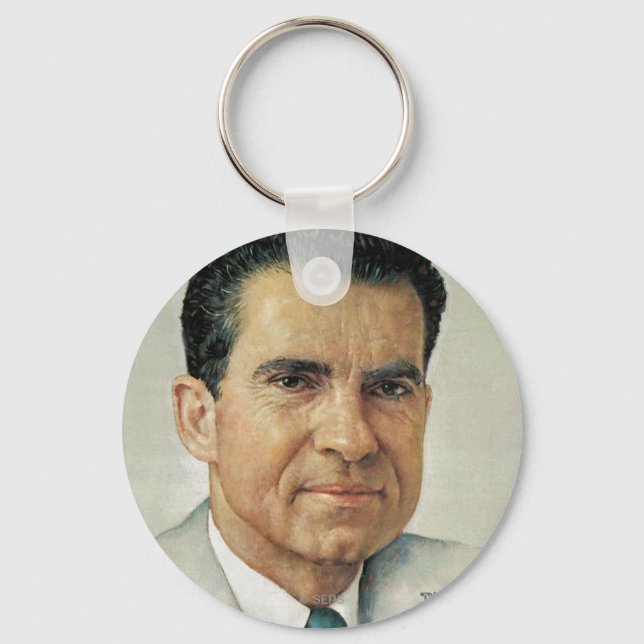 Richard Milhouse Nixon Key Ring (Front)