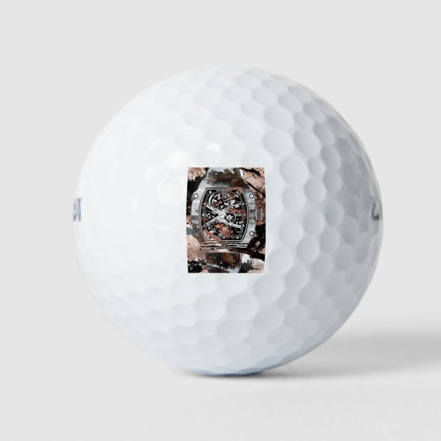 Richard Mille Copper Saviour RM Golf Balls (Front)