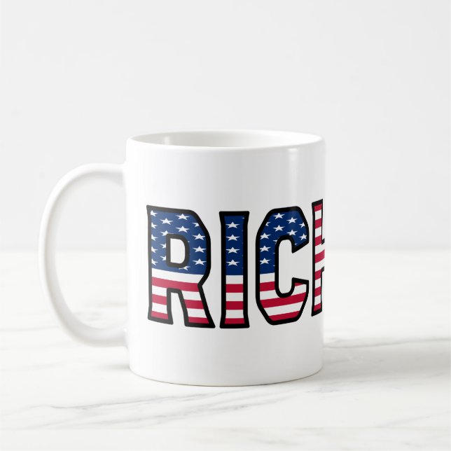 Richard Name First Name USA stylish cup coffee cup (Left)
