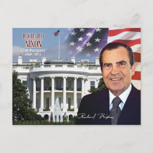 Richard Nixon -  37th President of the U.S. Postcard