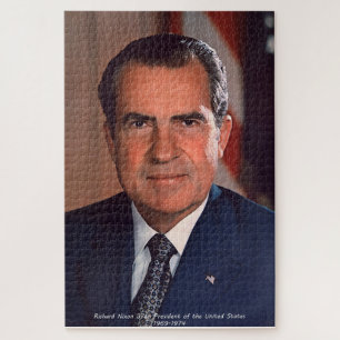 Richard Nixon 37th President of the United States Jigsaw Puzzle