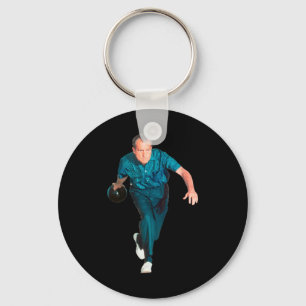 Richard Nixon Bowling Key Ring