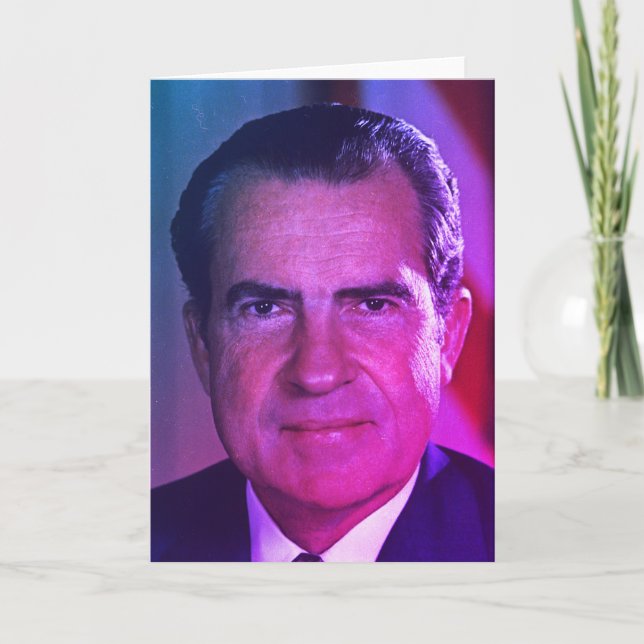 Richard Nixon, California's American President USA Thank You Card (Front)