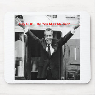 Richard Nixon "Miss Me Yet?" Funny Gifts & Tees Mouse Mat