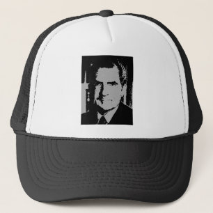 Richard Nixon silhouette Trucker Hat