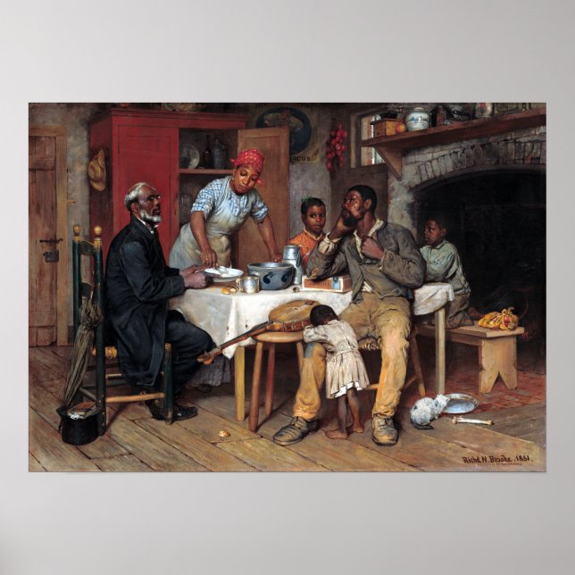 Richard Norris Brooke A Pastoral Visit Poster (Front)