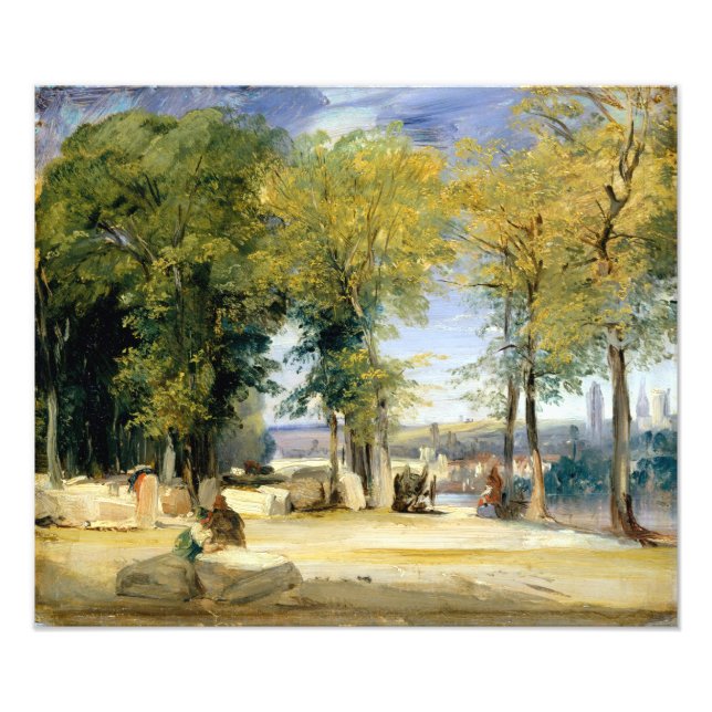 Richard Parkes Bonington View near Rouen Photo Print (Front)