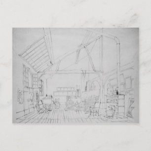 Richard Parkes Bonington's studio in Paris Postcard