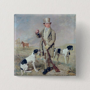 Richard Prince, with Damon, the late Colonel Melli 15 Cm Square Badge