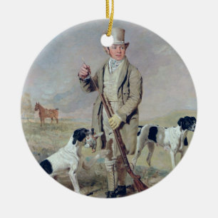 Richard Prince, with Damon, the late Colonel Melli Ceramic Tree Decoration