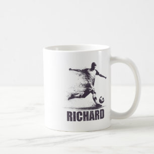 Richard Soccer Boys Personalized First Name Richar Coffee Mug