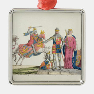 Richard the Lionheart, John of Gaunt, Edward III, Metal Tree Decoration