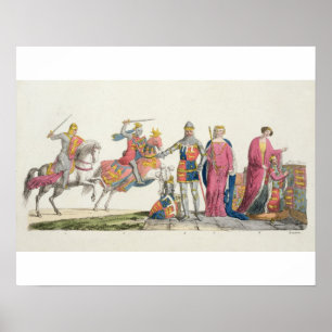 Richard the Lionheart, John of Gaunt, Edward III, Poster