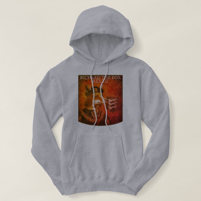 Richard The Third Fox Ladies Hoodie (Design Front)