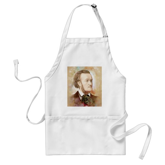 Richard Wagner: A watercolor Standard Apron (Front)