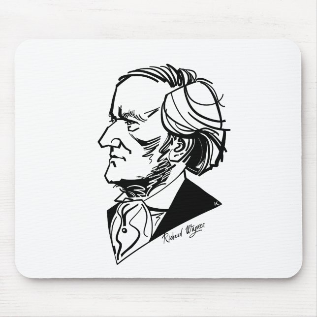 Richard Wagner Mouse Mat (Front)