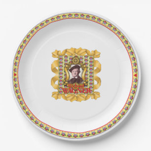 Richard Wagner Paper Plate