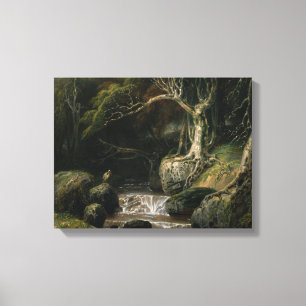 Richard westall landscape solitude canvas print