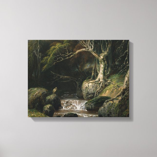 Richard westall landscape solitude canvas print (Front)