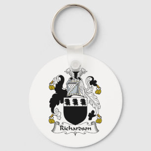 Richardson Family Crest Key Ring