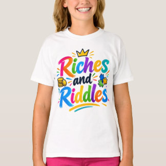 Riches and Riddles Rainbow Puzzle Crown Funny T-Shirt