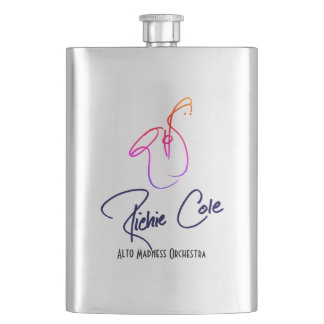 Richie Cole Original Art flask