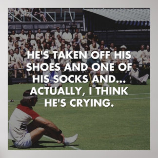 richie tenenbaum  tennis match poster