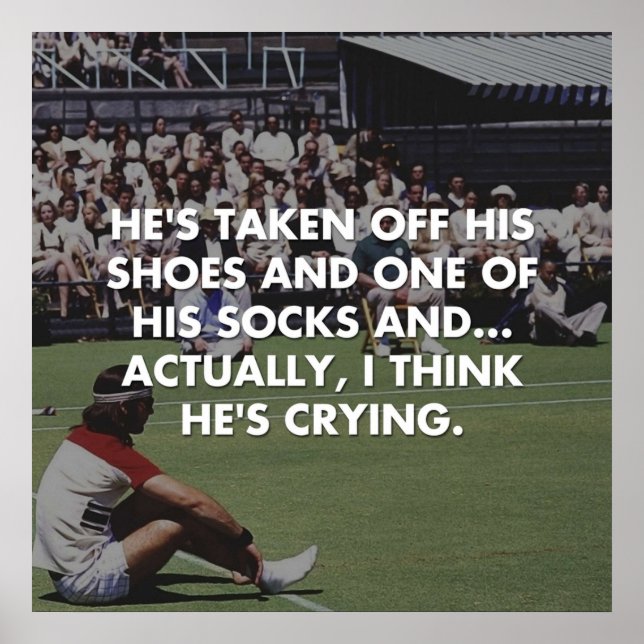 richie tenenbaum  tennis match poster (Front)