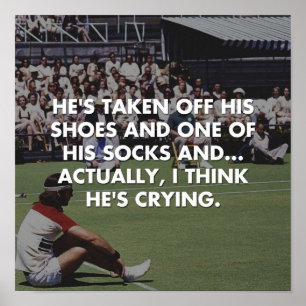 richie tenenbaum  tennis match poster