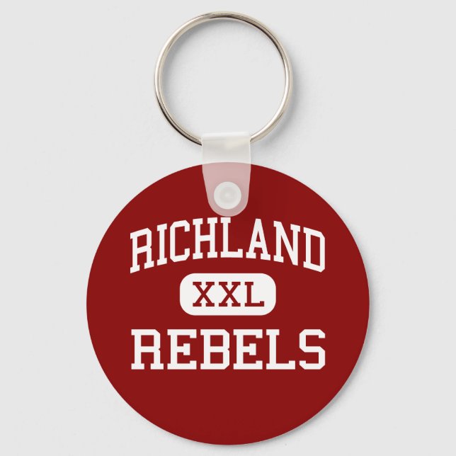 Richland - Rebels - High School - Essex Missouri Key Ring (Front)