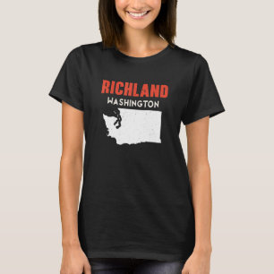 Richland Washington USA State America Travel Washi T-Shirt