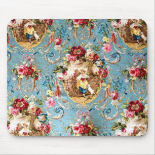 Richloom Fragonard Cornflower Blue French Country Mouse Mat