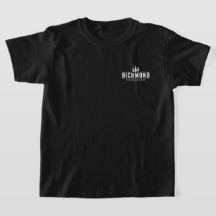 Richmond 6th Grade Camp   Kids Black T-Shirt
