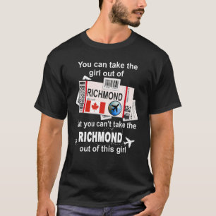 Richmond Boarding Pass Richmond Girl Richmond T-Shirt
