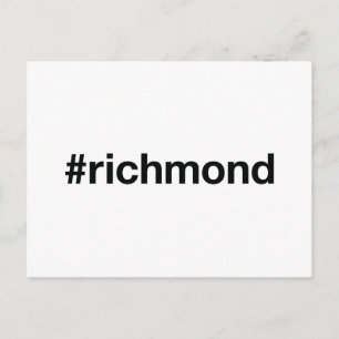 RICHMOND Hashtag Postcard