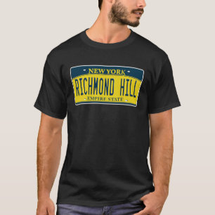 Richmond Hill Queens NY New York Neighbourhood Lic T-Shirt