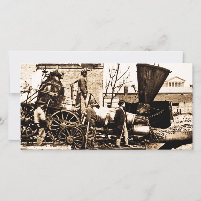 Richmond & Petersburg RR Ruins Richmond VA April 1 (Front)