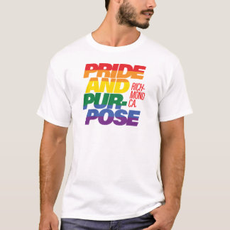 Richmond Pride and Purpose Rainbow Pride Tee