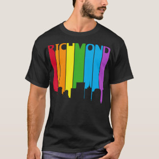 Richmond Skyline Lgbt Pride T-Shirt
