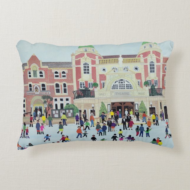 Richmond Theatre London Decorative Cushion (Front)