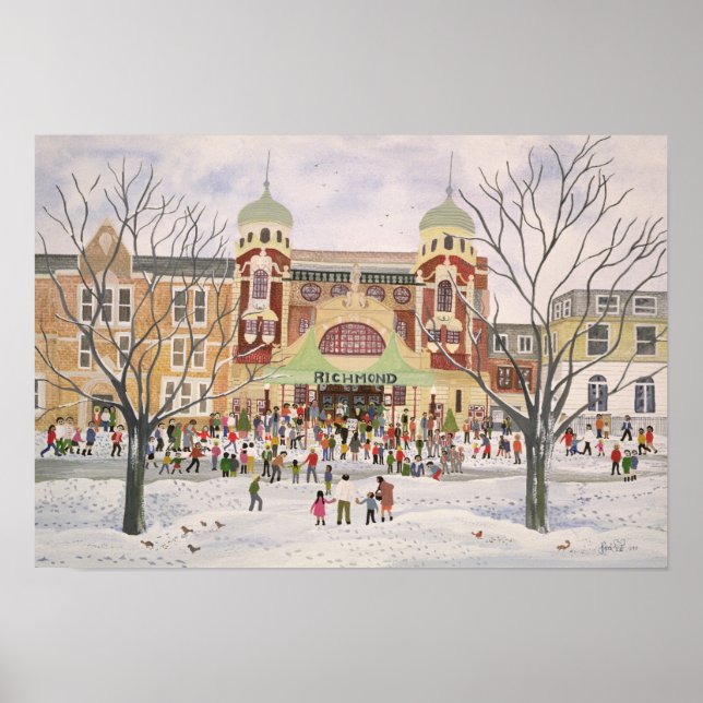 Richmond Theatre Surrey 1988 Poster (Front)