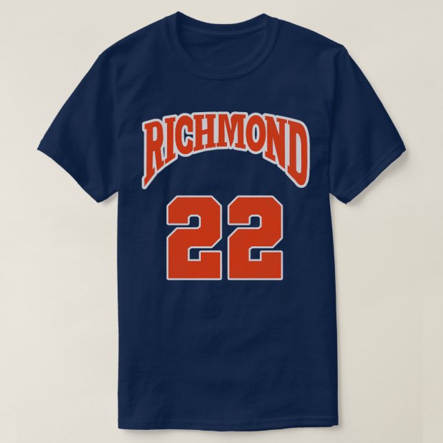 Richmond Timo Cruz Coach ter Basketball Jersey T-Shirt (Design Front)