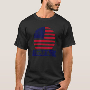 RICHMOND USA American place name US flag 1 T-Shirt