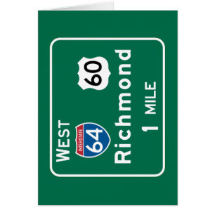 Richmond, VA Road Sign