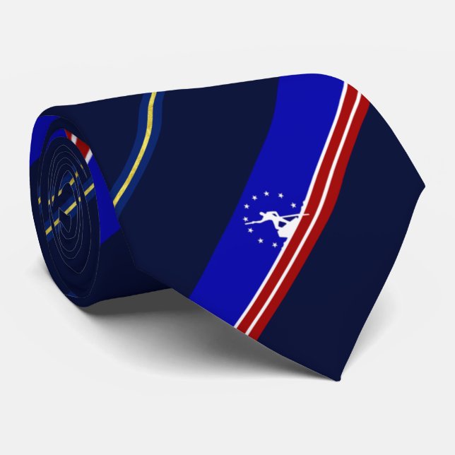 Richmond (Virginia) city flag Neck Tie (Rolled)