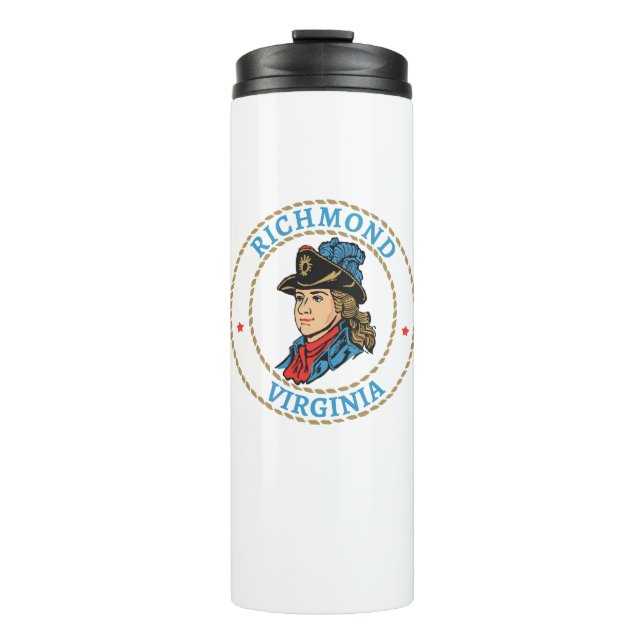 Richmond Virginia Colonial Thermal Tumbler (Front)