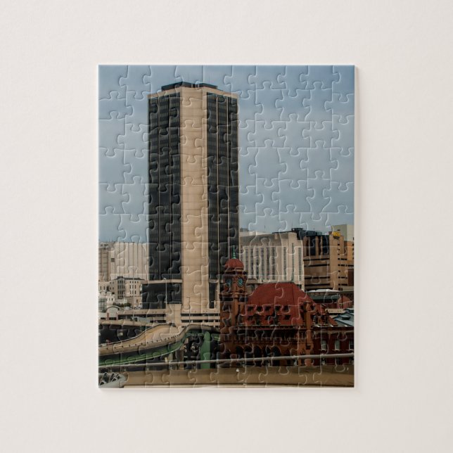 richmond virginia historic downtown near railroad jigsaw puzzle (Vertical)