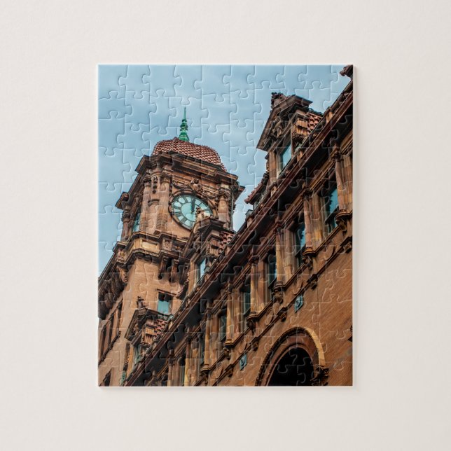 richmond virginia historic downtown near railroad jigsaw puzzle (Vertical)