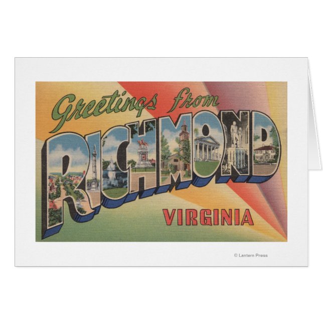 Richmond, Virginia - Large Letter Scenes (Front Horizontal)