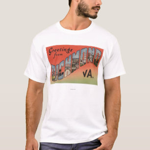 Richmond, Virginia - Large Letter Scenes 3 T-Shirt